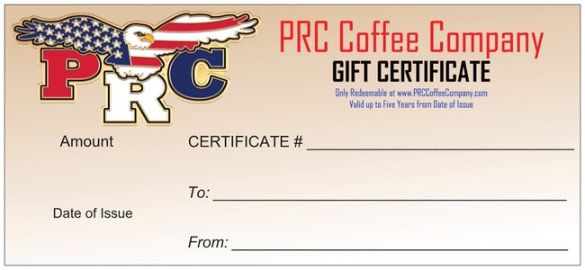 PRC Gift Cards