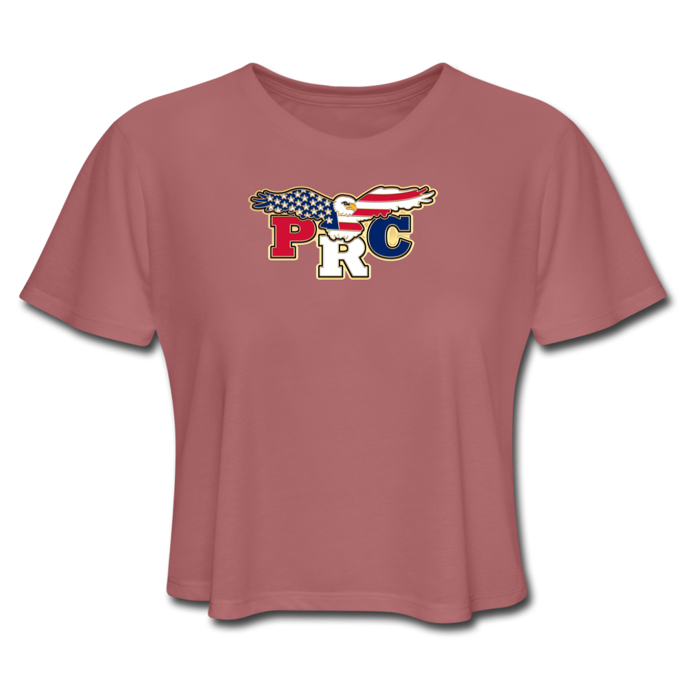 PRC Cropped T-Shirt - mauve